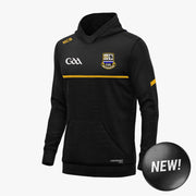 Ballinasloe GAA KCS Astro V2 Hoodie Black-Black Melange-Solid Amber Gold