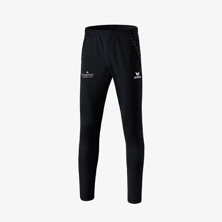 Longwood Badminton Club KCS Erima Skinny Pants Black