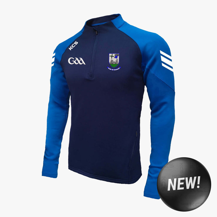 Ballycomoyle GAA KCS Soul Quarter Zip Top Navy/Royal Blue