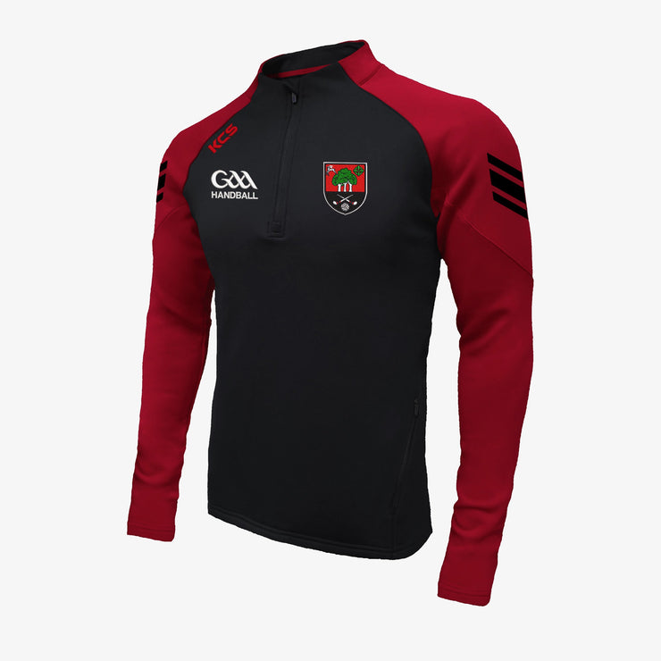 St. Mellans Handball Club KCS Soul Quarter Zip Top Black/Red