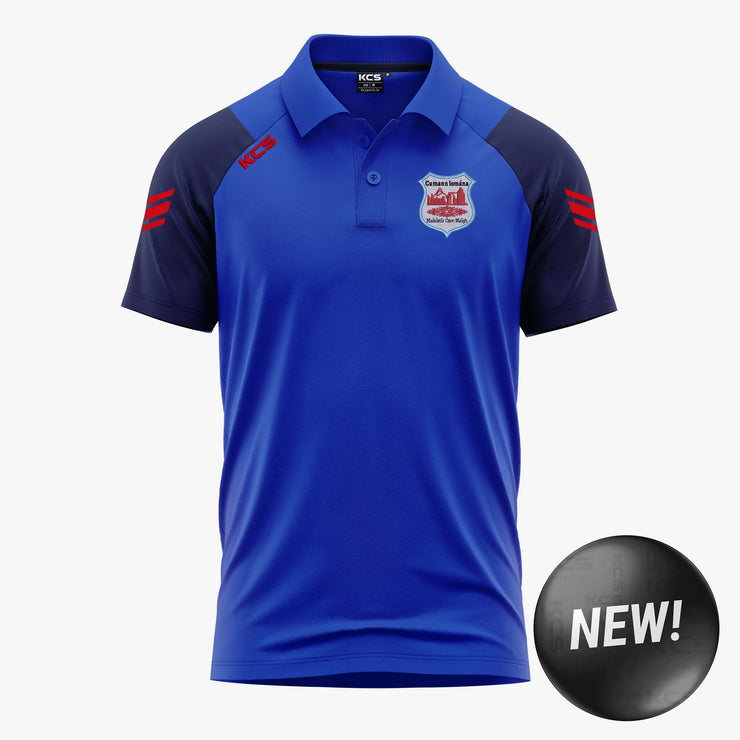 Abbeyknockmoy Hurling Club KCS Soul Polo Shirt Royal/Navy