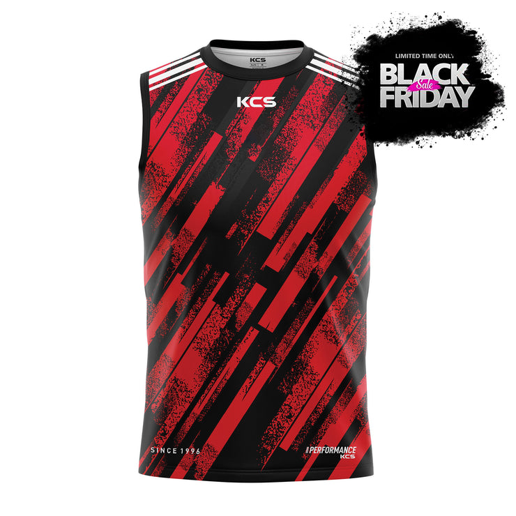 KCS Graphix Training Vest Black / Red