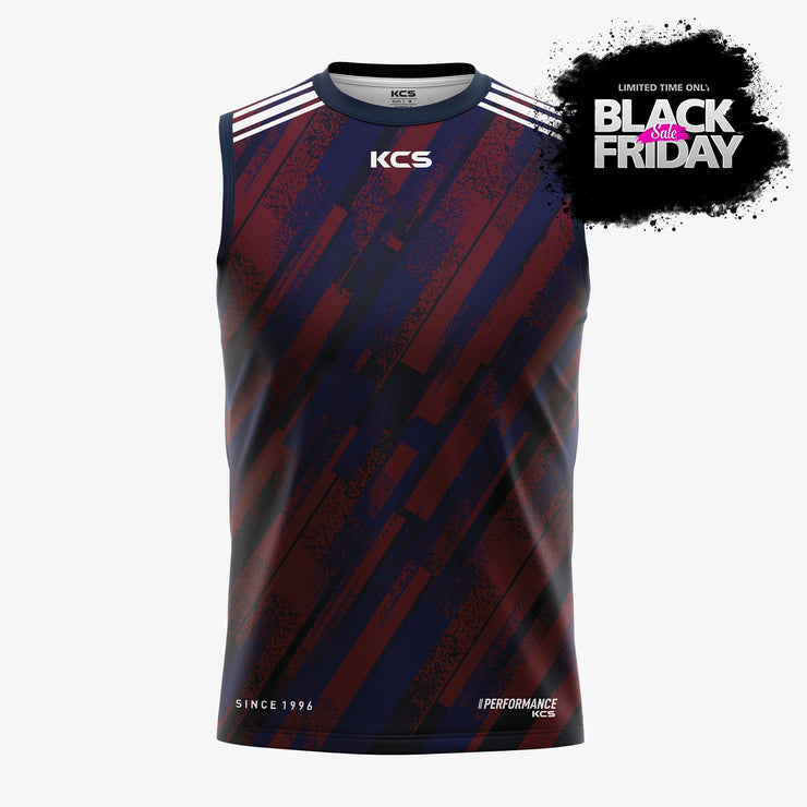 KCS Graphix Training Vest Navy / Maroon