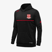 Caulry GAA KCS Astro V2 Hoodie Black-Black Melange-Solid Red