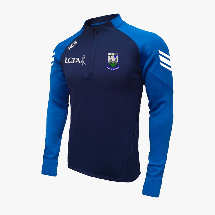Ballycomoyle LGFA KCS Soul Quarter Zip Top Navy/Royal Blue