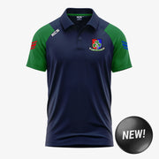 Shamrocks GAA Offaly KCS Soul Polo Shirt Navy/Green