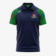 Shamrocks GAA Offaly KCS Soul Polo Shirt Navy/Green