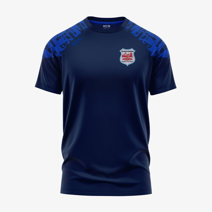 Abbeyknockmoy Hurling Club KCS Apollo Tee Navy/Royal