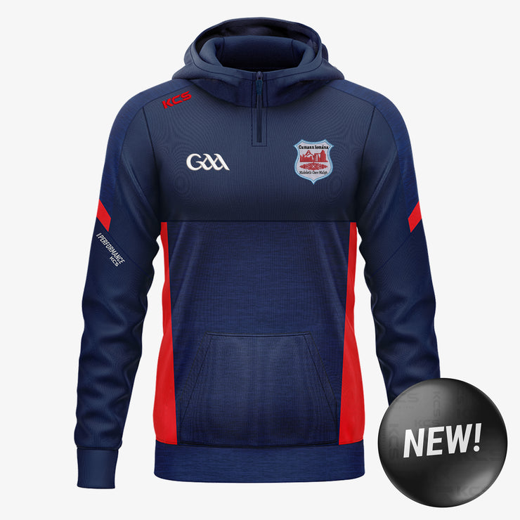 Abbeyknockmoy Hurling Club KCS Helios Half Zip Hoodie Navy/Red