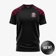 Mullingar Harriers KCS Apollo Tee Black/Maroon