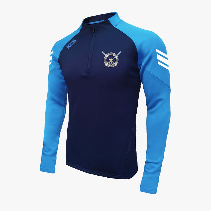 Stella Maris Rowing Club KCS Soul Quarter Zip Top Navy/Sky blue