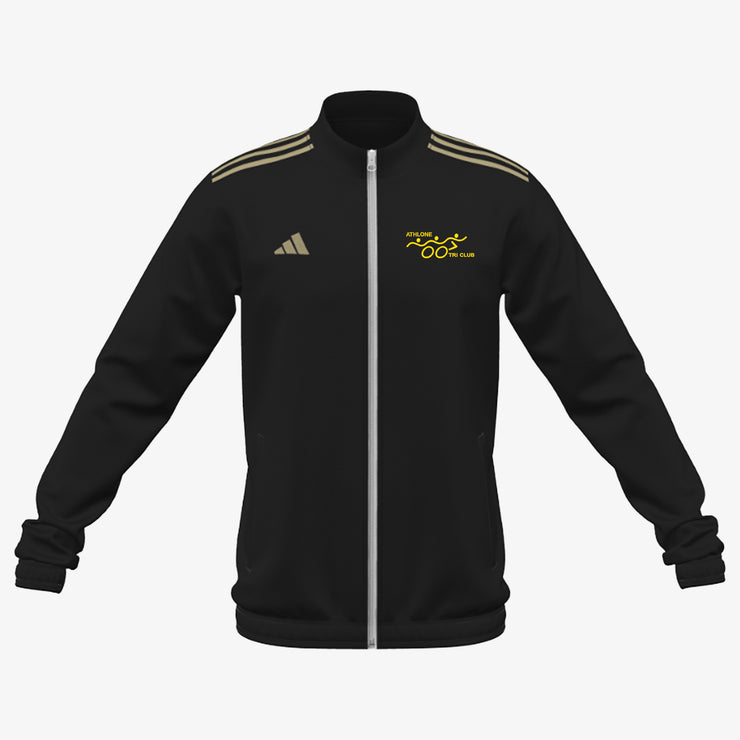 Athlone Tri Club Adidas Club Anthem Zip Black/Metallic Gold