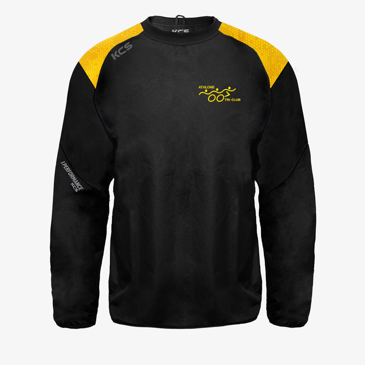 Athlone Tri Club KCS Focus Windcheater Black/Gold