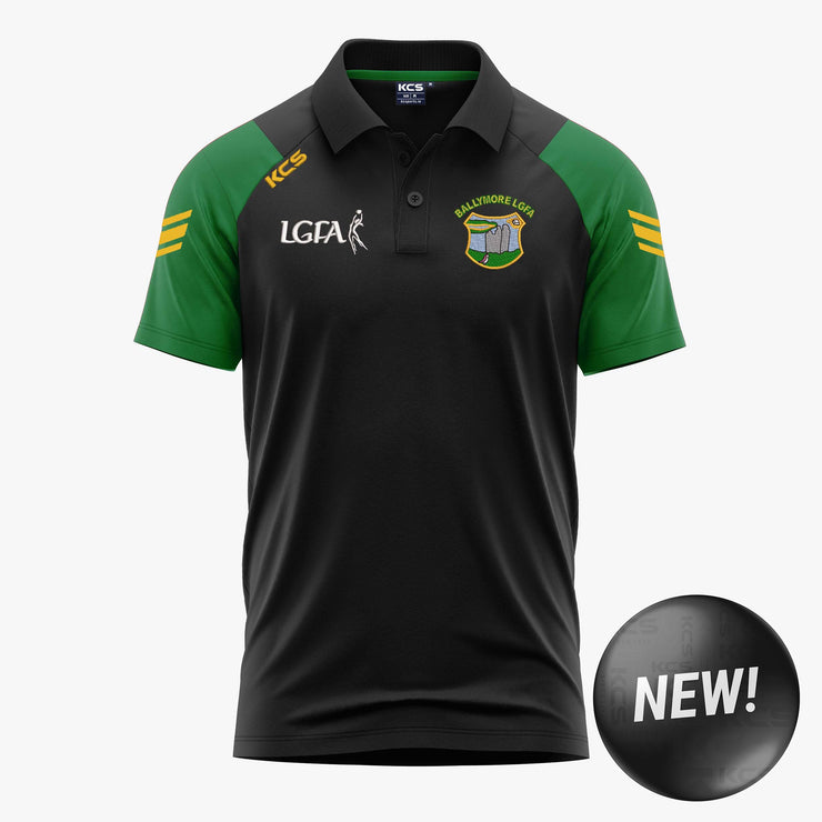 Ballymore LGFA KCS Soul Polo Shirt Black/Green