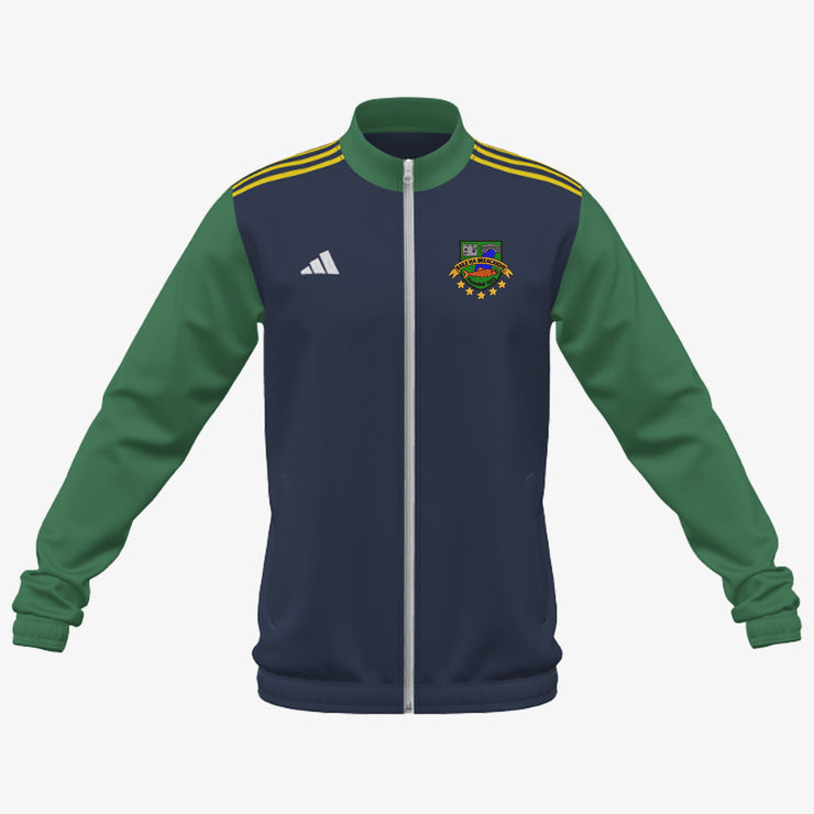 Ballinabrackey GAA Adidas Club Anthem Zip Navy/Green/Gold