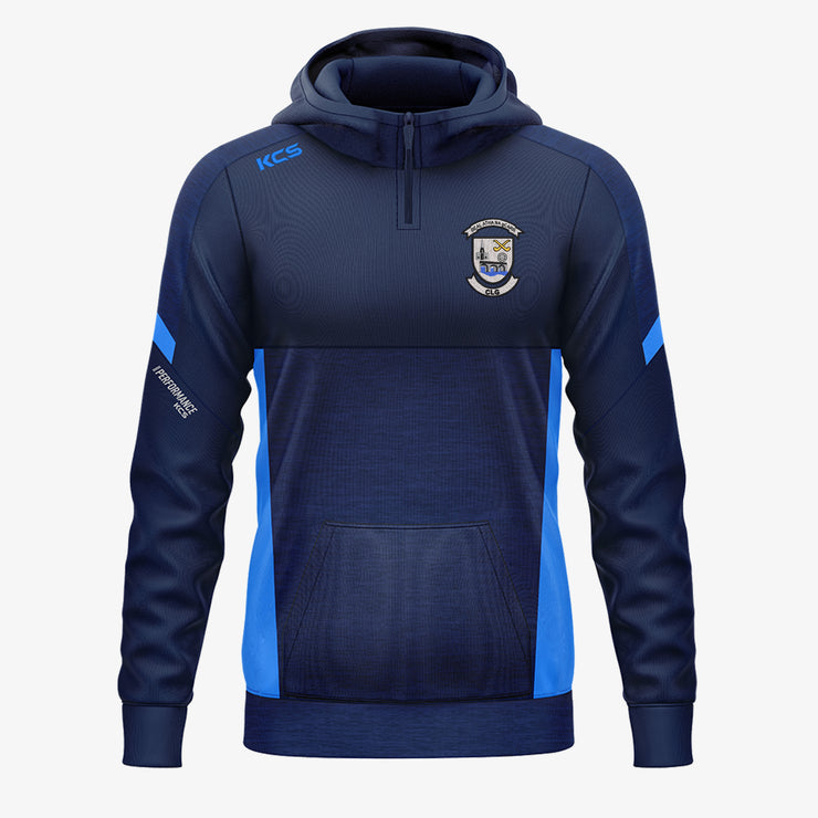 Ballinagar GAA Offaly KCS Helios Half Zip Hoodie Navy/Sky