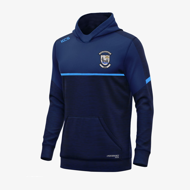 Ballinagar GAA Offaly KCS Astro V2 Hoodie Navy-Oxford Navy-Solid Sky