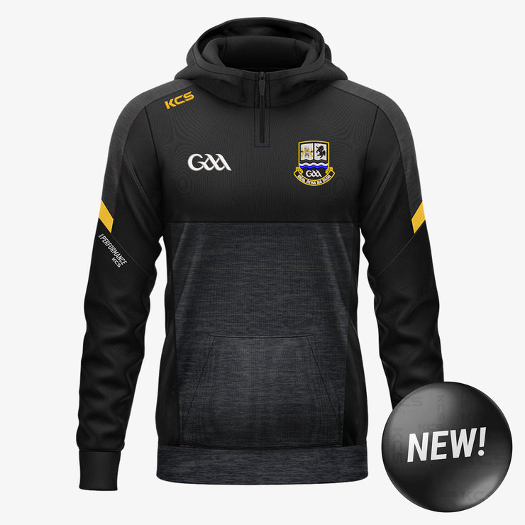 Ballinasloe GAA KCS Helios Half Zip Hoodie Black/Gold