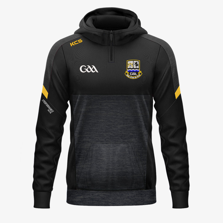 Ballinasloe GAA KCS Helios Half Zip Hoodie Black/Gold