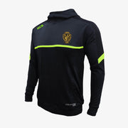 Listowel Emmets LGFA KCS Astro Hoodie- Black, Light Graphite & Fluorescent Lime