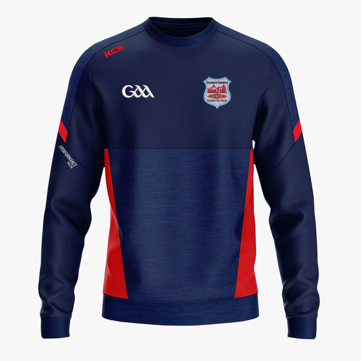 Abbeyknockmoy Hurling Club KCS Helios Crew Neck Top Navy/Red