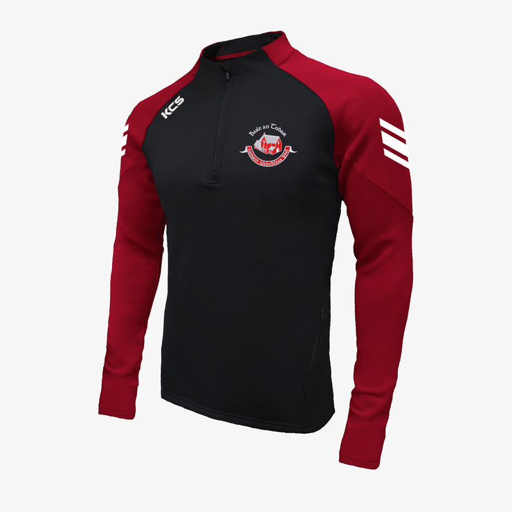 Ballintubber GAA KCS Soul Quarter Zip Top Black/Red