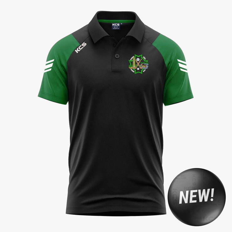 Ballyduff GAA KCS Soul Polo Shirt Black/Green