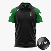 Mullingar Celtic FC KCS Soul Polo Shirt Black/Green