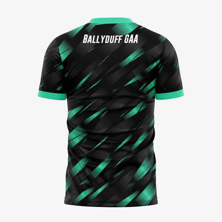 Ballyduff GAA Black / Mint Training Jersey - KIDS
