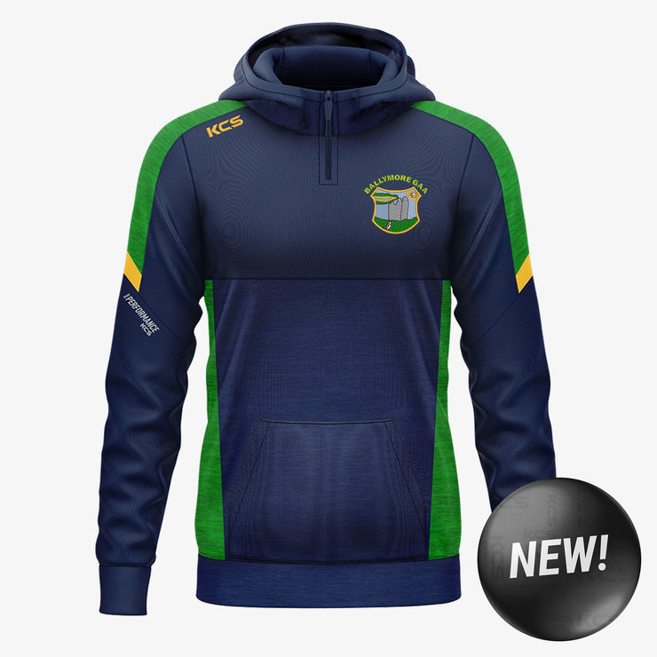 Ballymore GAA KCS Helios Half Zip Hoodie Navy/Green/Gold