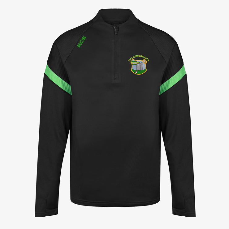 Ballymore GAA KCS Kinova Quarter Zip Top Black/Green