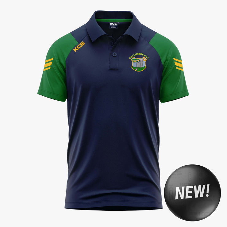 Ballymore GAA KCS Soul Polo Shirt Navy/Green