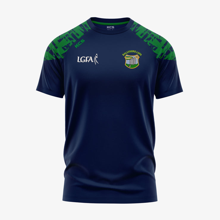 Ballymore LGFA KCS Apollo Tee Navy/Green
