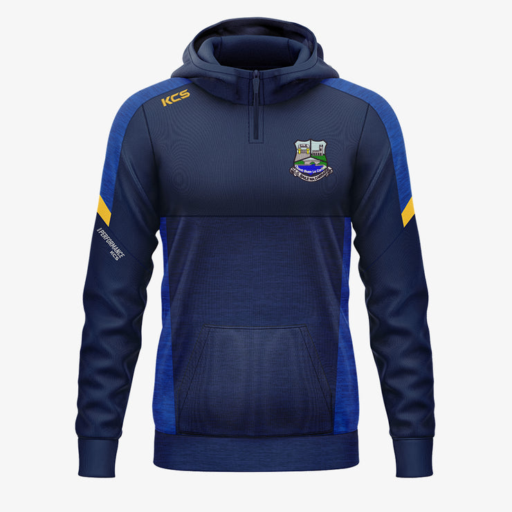 Ballynacargy GAA KCS Helios Half Zip Hoodie Navy/Royal/Gold
