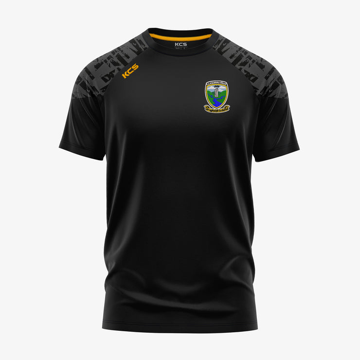 Bornacoola GAA KCS Apollo Tee Black/Graphite/Gold