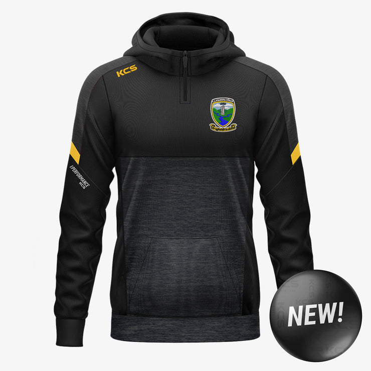 Bornacoola GAA KCS Helios Half Zip Hoodie Black/Gold