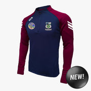 Boyle Camogie Club KCS Soul Quarter Zip Top Navy/Maroon