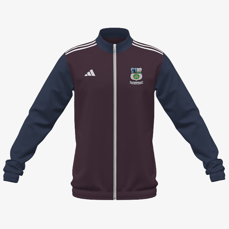 Boyle Camogie Club Adidas Club Anthem Zip Navy/Maroon/White