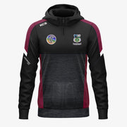 Boyle Camogie Club KCS Helios Half Zip Hoodie Black/Maroon/White