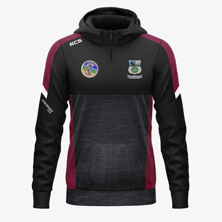 Boyle Camogie Club KCS Helios Half Zip Hoodie Black/Maroon/White