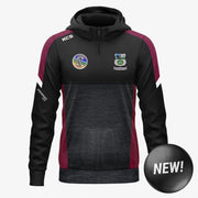 Boyle Camogie Club KCS Helios Half Zip Hoodie Black/Maroon/White