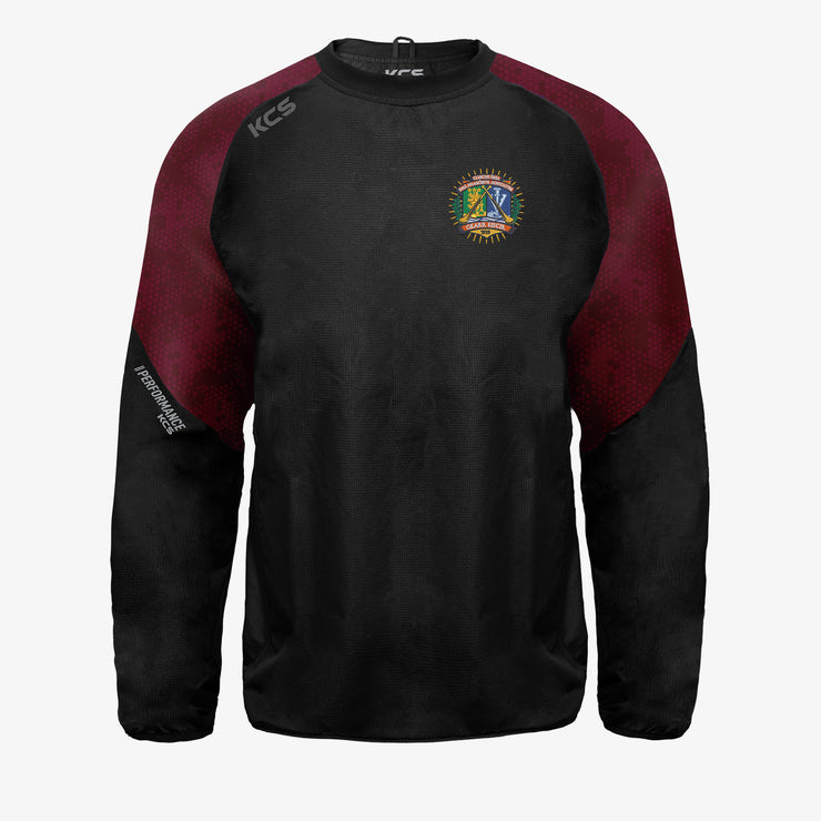 Broadford Hurling Club KCS Focus Windcheater Black/Maroon