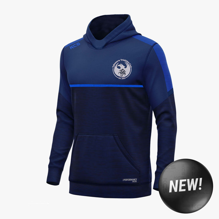 Tullamore Triathlon Club KCS Astro V2 Hoodie Navy-Oxford Navy Melange-Royal Blue Melange