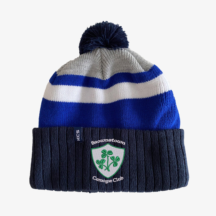 Brownstown Camogie Club KCS Porto Beanie - Navy, Royal, Grey