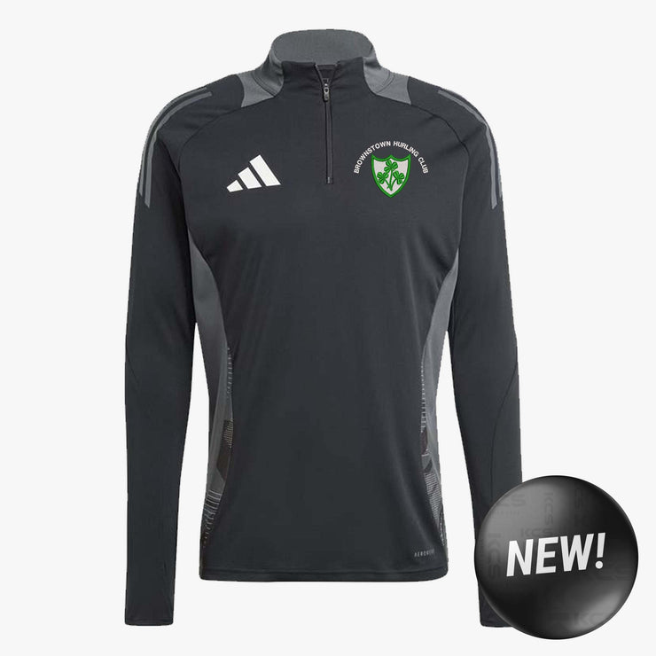 Brownstown Hurling Club Adidas 24 Tiro Competition Half Zip Black