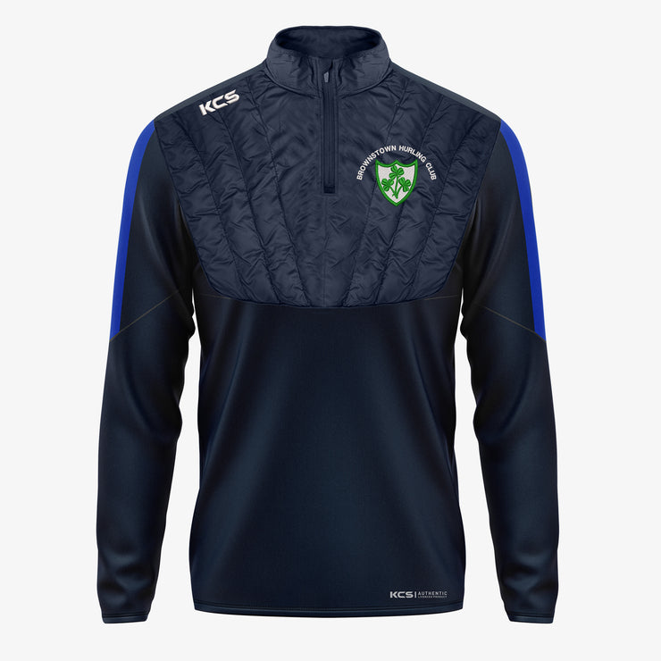Brownstown Hurling Club KCS Winterized Quarter Zip Top Navy/Royal