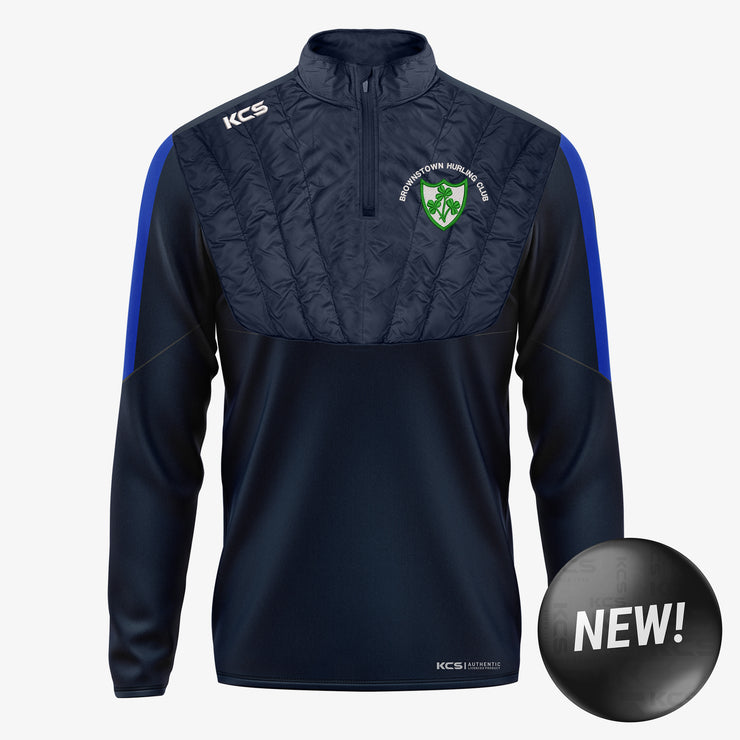 Brownstown Hurling Club KCS Winterized Quarter Zip Top Navy/Royal