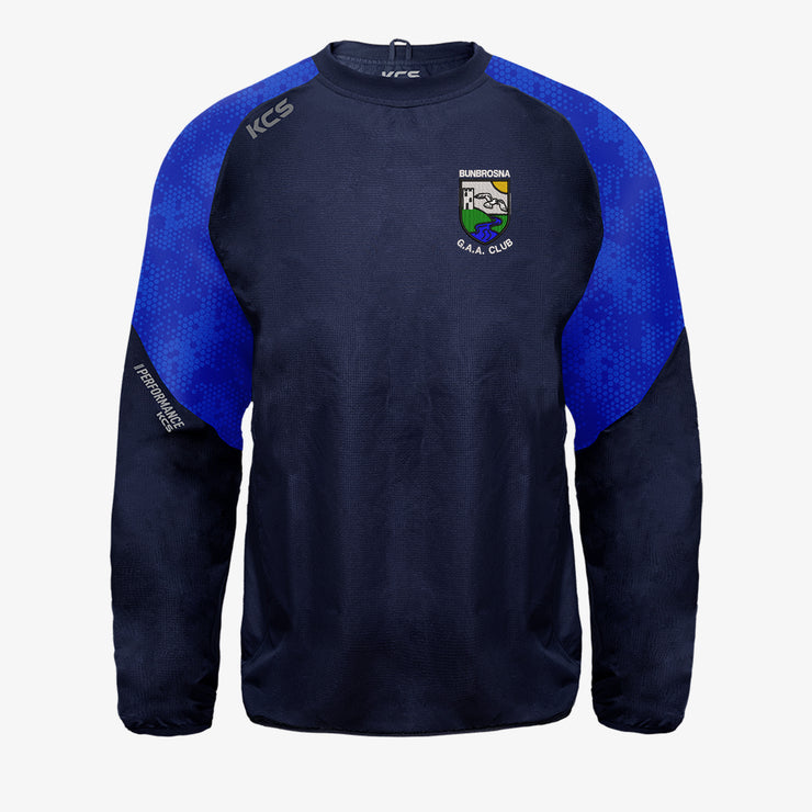 Bunbrosna GAA KCS Focus Windcheater Navy/Royal
