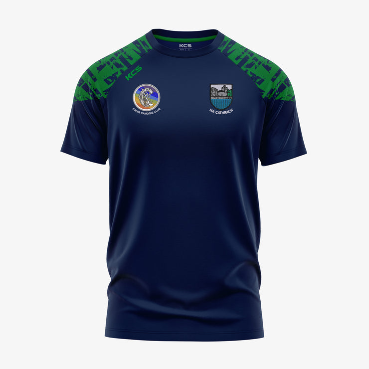 Cahir Camogie Club KCS Apollo Tee Navy/Green