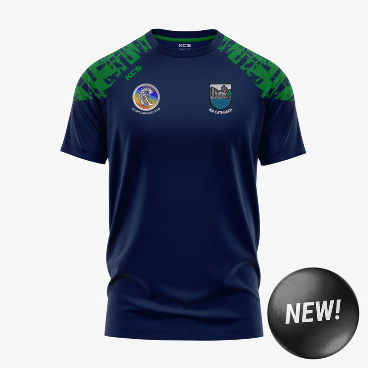 Cahir Camogie Club KCS Apollo Tee Navy/Green